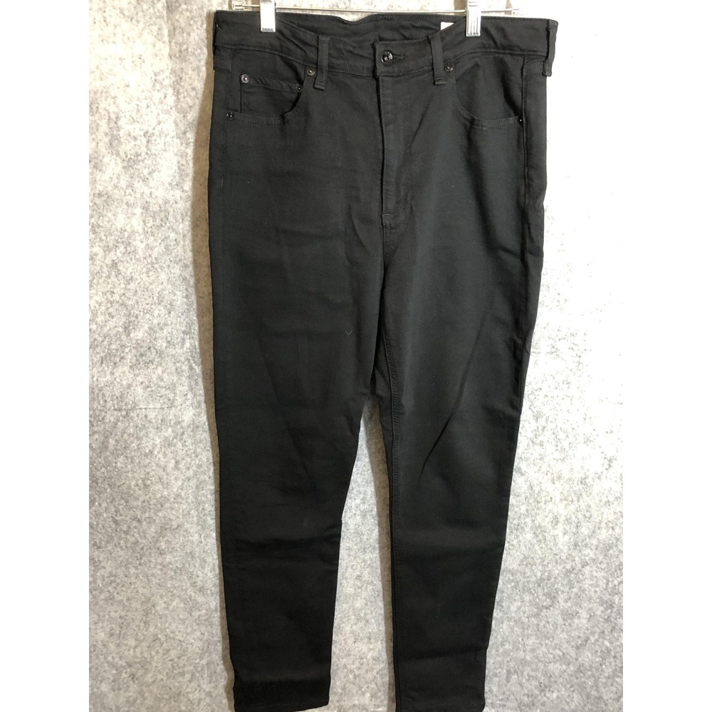 rag & bone Jeans Womens 32 Black Nina High-Rise‎ Skinny Denim Five-Pocket